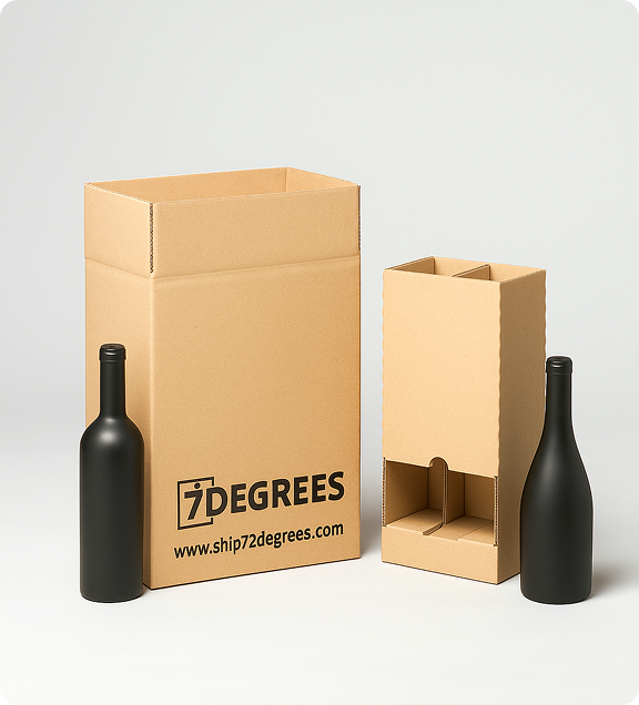 2-Bottle Box with BottleLock™ Insert